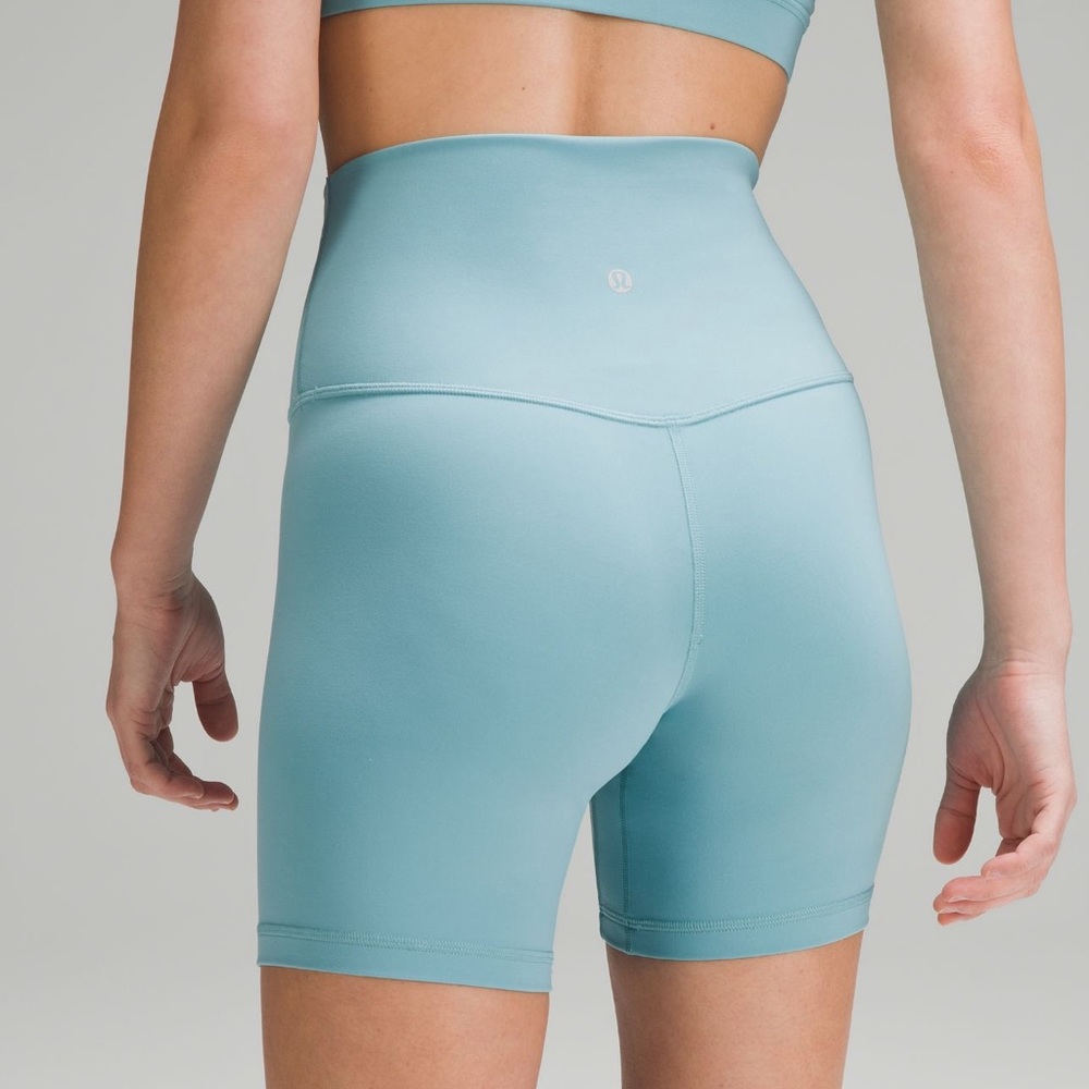 NWT 🍋 Lululemon Tidewater Teal Align High Rise Short 6” Size 4